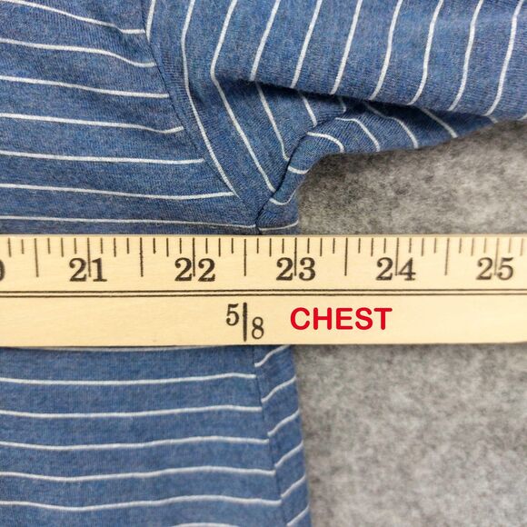 Soma House Jacket Sz XL Blue White Striped Leisurewear Lightweight Lounge Kimono - Picture 5 of 10